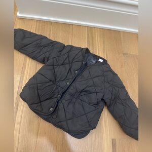 Zara Black Quilted Kids Jacket